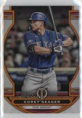 Corey Seager [Orange] Baseball Cards 2023 Topps Tribute Prices