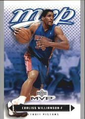 Corliss Williamson #44 Basketball Cards 2003 Upper Deck MVP Prices