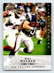 Wes Welker Football Cards 2008 Upper Deck First Edition Prices