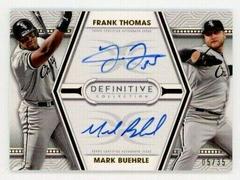 Frank Thomas, Mark Buehrle #DAC-TBU Baseball Cards 2022 Topps Definitive Dual Autograph Collection Prices
