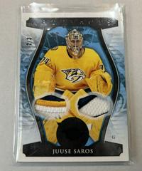Juuse Saros [Material Black] #153 Hockey Cards 2023 Upper Deck Artifacts Prices