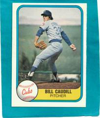 Bill Caudill #306 Baseball Cards 1981 Fleer Prices
