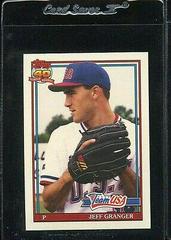Jeff Granger Baseball Cards 1991 Topps Traded Tiffany Prices
