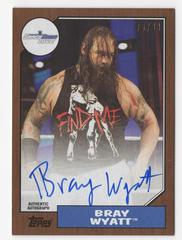 Bray Wyatt [Bronze] Wrestling Cards 2017 Topps WWE Heritage Autographs Prices