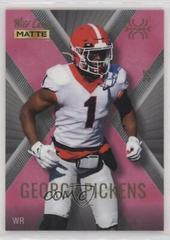 George Pickens [Silver Pink] Football Cards 2022 Wild Card Matte X Plode Prices