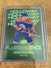 Dylan Holloway [Green] #F-20 Hockey Cards 2022 Upper Deck Fluorescence Prices