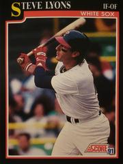 Steve Lyons #269 Baseball Cards 1991 Score Prices