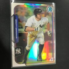 Brett Gardner [Gold Refractor] #157 Baseball Cards 2015 Bowman Chrome Prices