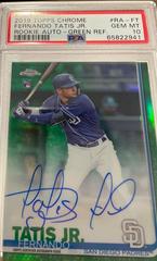 Fernando Tatis Jr. [Green Refractor] #RA-FT Baseball Cards 2019 Topps Chrome Rookie Autographs Prices
