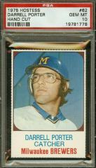 Darrell Porter [Hand Cut] Baseball Cards 1975 Hostess Prices