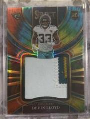 Devin Lloyd [Tie Dye] #JS-39 Football Cards 2022 Panini Select Jumbo Rookie Swatches Prices