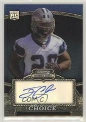Tashard Choice [Autograph Black Refractor] Football Cards 2008 Bowman Sterling Prices