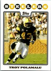 Troy Polamalu [Gold Foil] #275 Football Cards 2008 Topps Prices