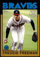 Freddie Freeman [Red] Baseball Cards 2021 Topps 1986 35th Anniversary Prices