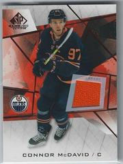 Connor McDavid [Red Jersey] Hockey Cards 2021 SP Game Used Prices
