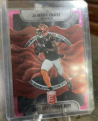 Ja'Marr Chase [Pink] #TW6 Football Cards 2022 Panini Donruss Elite Title Waves Prices