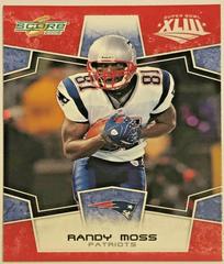 Randy Moss [Super Bowl XLIII Glossy] Football Cards 2008 Panini Score Prices