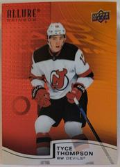 Tyce Thompson [Red Orange] #R-13 Hockey Cards 2021 Upper Deck Allure Rainbow Prices
