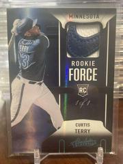 Curtis Terry #RF-CT Baseball Cards 2022 Panini Absolute Rookie Force Prices