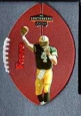 Brett Favre [Red] #31 Football Cards 1998 Playoff Contenders Leather Prices