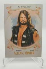 AJ Styles Wrestling Cards 2021 Topps Heritage WWE Allen & Ginter Prices