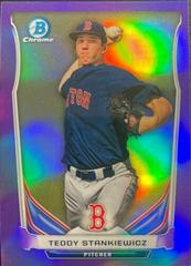 Teddy Stankiewicz [Blue Refractor] #BCP25 Baseball Cards 2014 Bowman Chrome Prospects Prices
