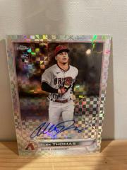 Alek Thomas [Xfractor] #AC-AT Baseball Cards 2022 Topps Chrome Update Autographs Prices