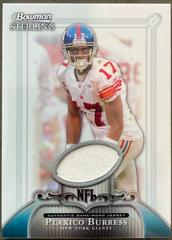 Plaxico Burress [Jersey Refractor] #BS-PB Football Cards 2006 Bowman Sterling Prices