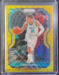 LaMelo Ball [Gold Wave Prizm] Basketball Cards 2020 Panini Prizm Prices