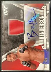 Benson Henderson #KAR-BH Ufc Cards 2013 Topps UFC Knockout Relics Autographs Prices