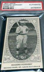 Rogers Hornsby [Hand Cut] Baseball Cards 1922 W573 Prices