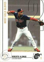 Roberto Alomar #182 Baseball Cards 2002 Topps Ten Prices