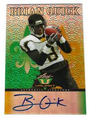 Brian Quick [Autograph] Football Cards 2012 Leaf Valiant Prices