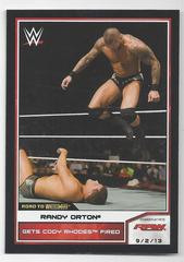Randy Orton [Black] Wrestling Cards 2014 Topps WWE Road to Wrestlemania Prices