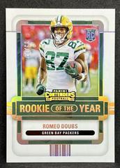 Romeo Doubs [Silver] #ROY-RDO Football Cards 2022 Panini Contenders Rookie of the Year Prices