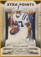 Reggie Wayne [Xtra Points Black Autograph] Football Cards 2009 Playoff Prestige Prices