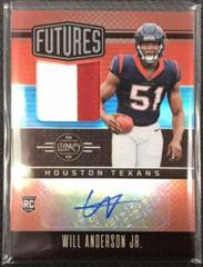 Will Anderson Jr. [Ruby] #FAPS-1 Football Cards 2023 Panini Legacy Futures Patch Autographs Prices