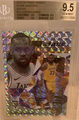 Lebron James [Mosaic] Basketball Cards 2019 Panini Mosaic Stare Masters Prices