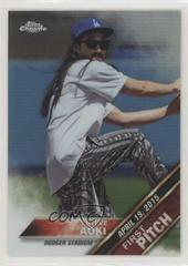 Steve Aoki Baseball Cards 2016 Topps Chrome First Pitch Prices