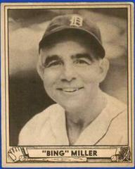 Bing Miller #137 Baseball Cards 1940 Play Ball Prices