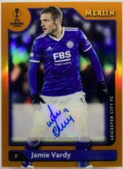 Jamie Vardy [Orange] Soccer Cards 2021 Topps Merlin Chrome UEFA Autographs Prices