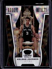 Keldon Johnson [Purple] Basketball Cards 2019 Panini Crown Royale Rookie Royalty Prices