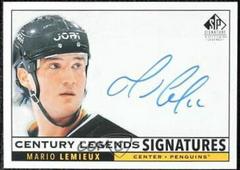 Mario Lemieux Hockey Cards 2020 SP Signature Edition Legends Century Prices