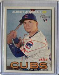 Albert Almora [Red Ink] Baseball Cards 2016 Topps Heritage Real One Autographs Prices