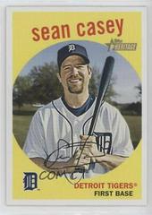 Sean Casey #458 Baseball Cards 2008 Topps Heritage Prices