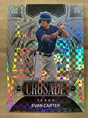 Evan Carter [Building Blocks] #1 Baseball Cards 2023 Panini Chronicles Crusade Prices