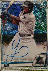 Isan Diaz [Gold Refractor] #CRA-ID Baseball Cards 2020 Bowman Chrome Rookie Autographs Prices
