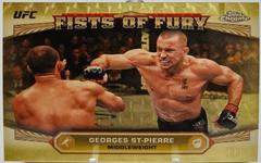 Georges St-Pierre [Superfractor] #FOF-9 Ufc Cards 2024 Topps Chrome UFC Fists of Fury Prices