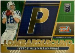 Peyton Manning [Green] #LB-PM1 Football Cards 2023 Panini Donruss Elite LombardiBound Prices