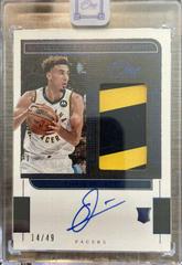 Chris Duarte [Blue] Basketball Cards 2021 Panini One and One Rookie Jersey Autographs Prices
